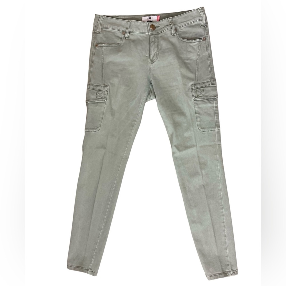 CAbi Green Cargo Utility Pants (V)